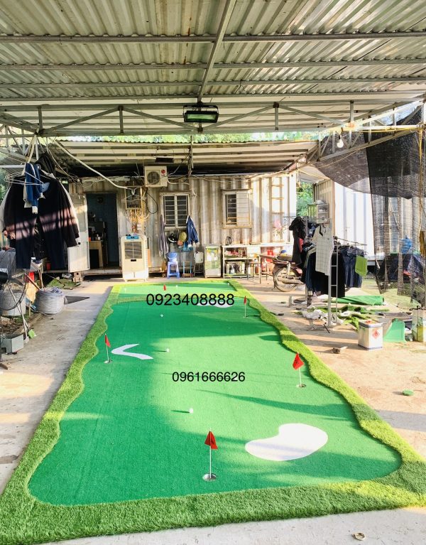 Thảm tập golf 3 khoang cao cấp 3x10m